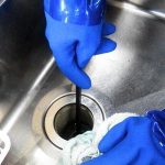 キッチン排水管の高圧洗浄