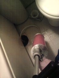 ウォーターラムによる作業
