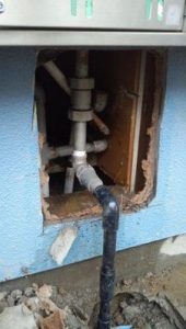 壁開口作業