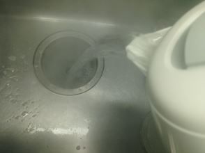 熱湯による殺菌